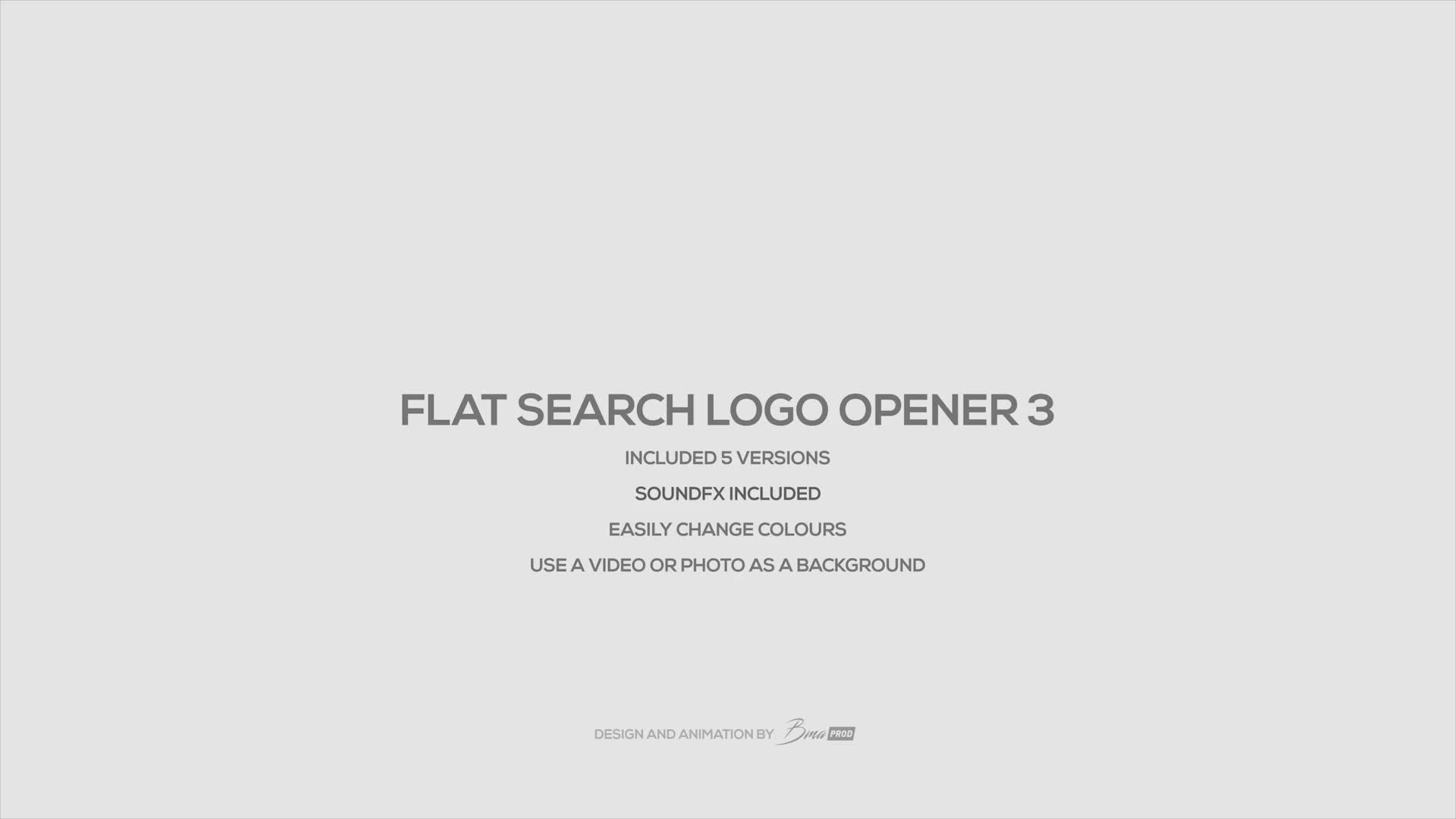 Flat Search Logo Opener 3 Videohive 24700952 After Effects Image 1