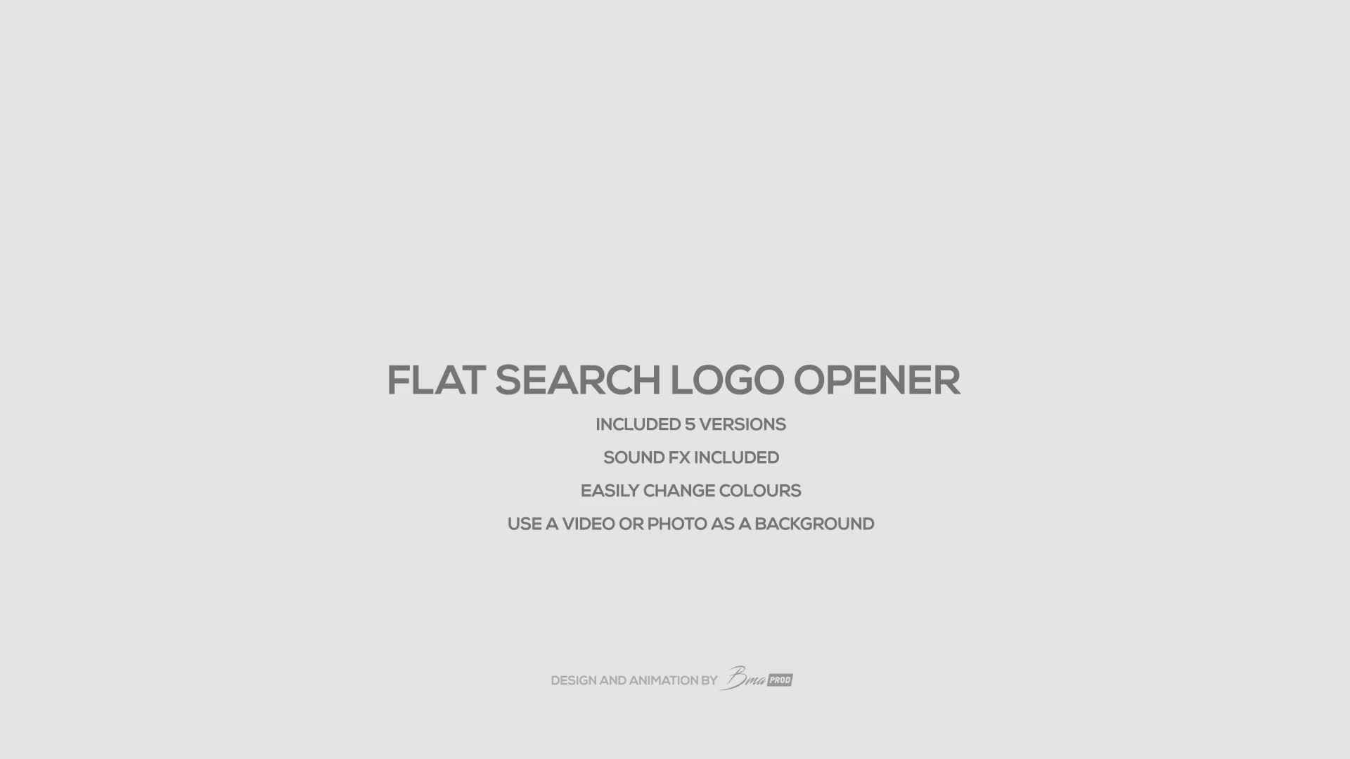 Flat Search Logo Opener - Download Videohive 20467602