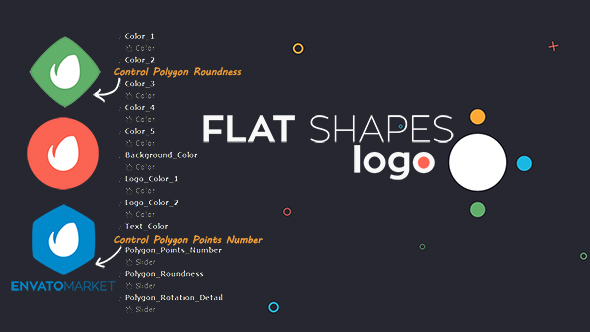 Flat Shapes Logo - Download Videohive 19521596