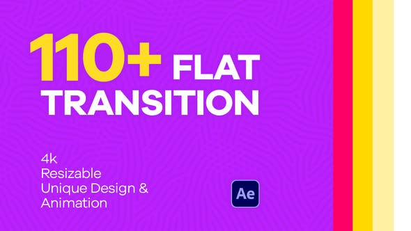Flat Transitions Pack - 36599140 Videohive Download