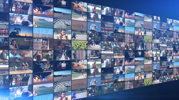 Flat Video Wall Intro Pack - 38873943 Videohive Download