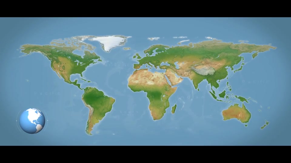 Flat World Map Videohive 23119540 After Effects Image 9