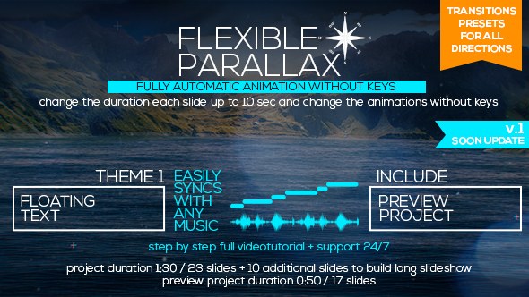 Flexible Parallax Slideshow_Floating Text - Download Videohive 19788192