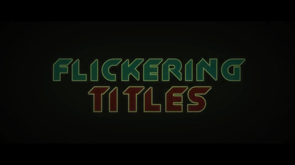 Flickering Titles - Download Videohive 5537721