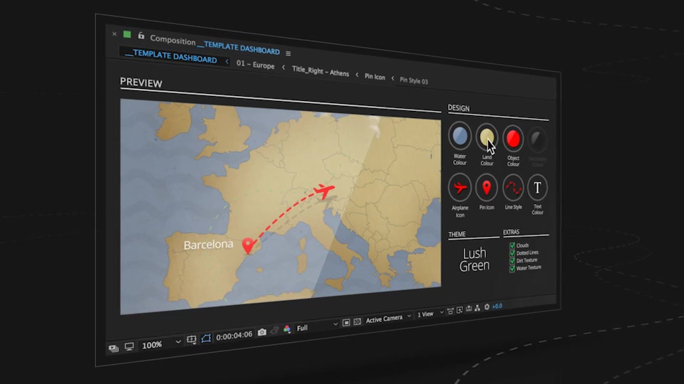 Flight Maps Visualize Where Youre Travelling - Download Videohive 19411390