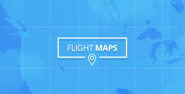 Flight Maps Visualize Where Youre Travelling - Download Videohive 19411390