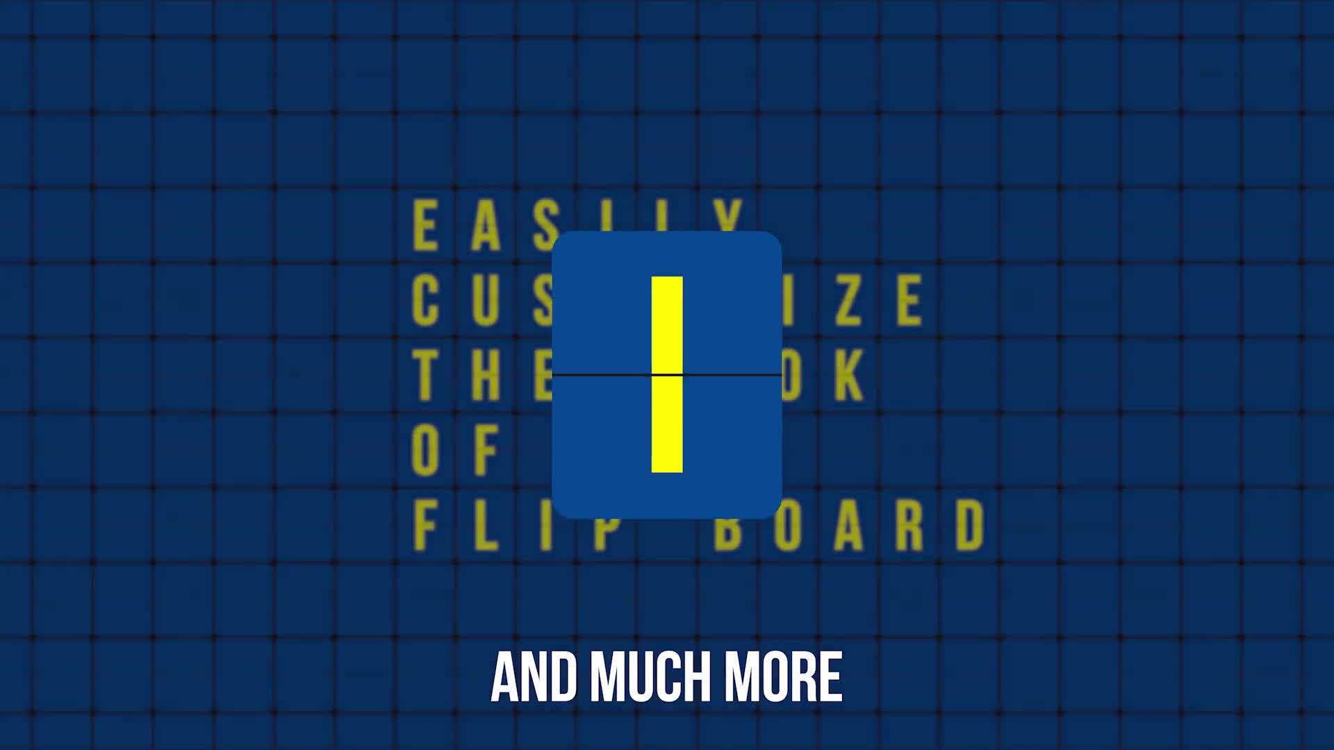 Flip Board: Full Screen Split Flap Display Videohive 37304413 After Effects Image 12