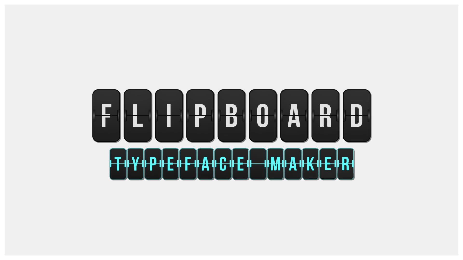 Flip board Typeface Maker Videohive 25894931 After Effects Image 3