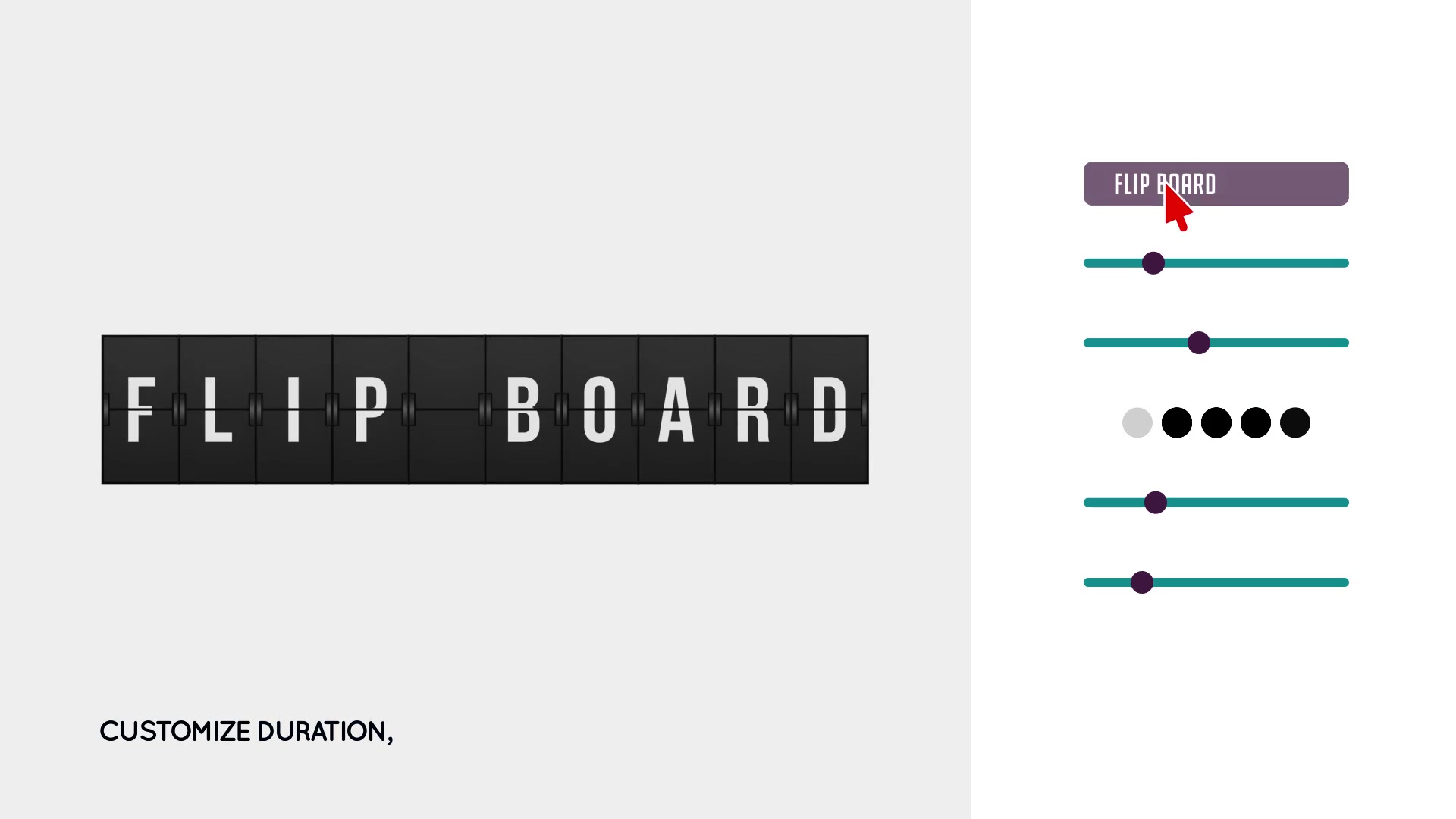 Flip board Typeface Maker Videohive 25894931 After Effects Image 5
