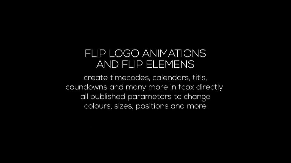 Flip Logos Elements Videohive 22420087 Apple Motion Image 1