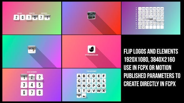 Flip Logos Elements - Download Videohive 22420087