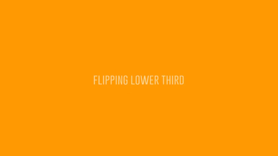 Flipping Lower Thirds Videohive 10563513 After Effects Image 1