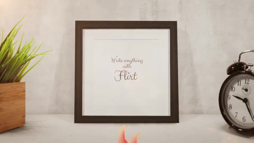 Flirt Animated Handwriting Typeface Videohive 22982548 Premiere Pro Image 10