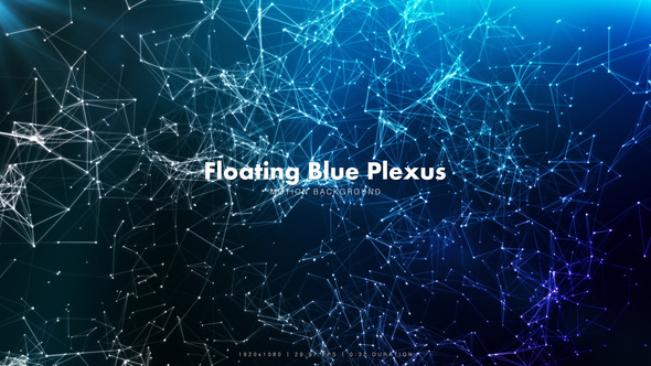 Floating Blue Plexus - Download Videohive 8982042