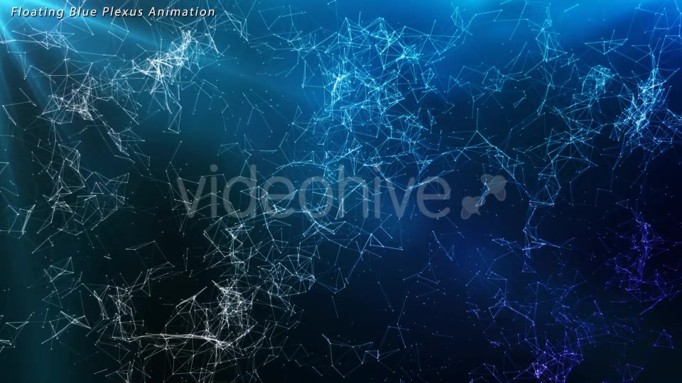 Floating Blue Plexus - Download Videohive 9946287
