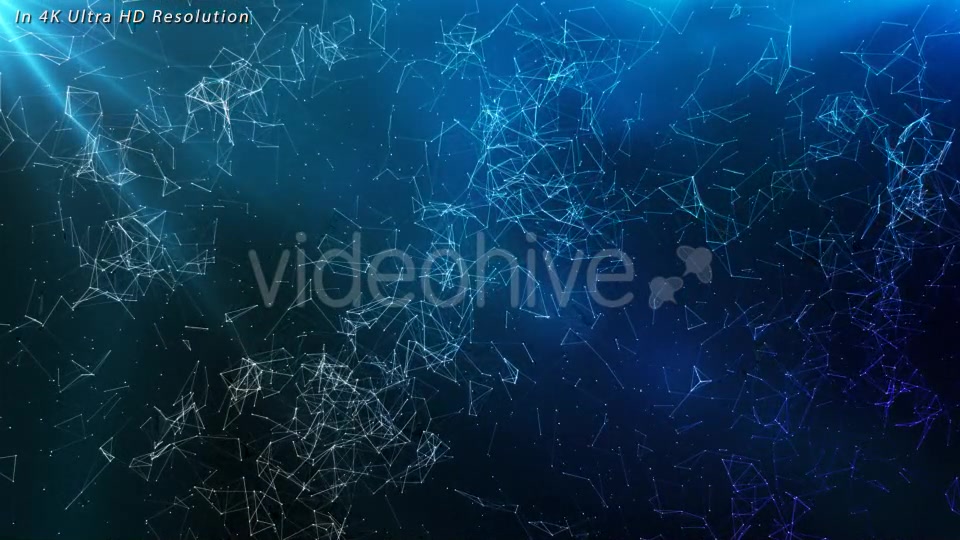 Floating Blue Plexus - Download Videohive 9946287