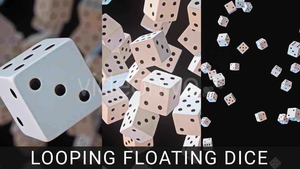 Floating Dice Loops - Download Videohive 17398692