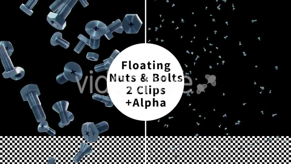 Floating Nuts and Bolts - Download Videohive 9920251