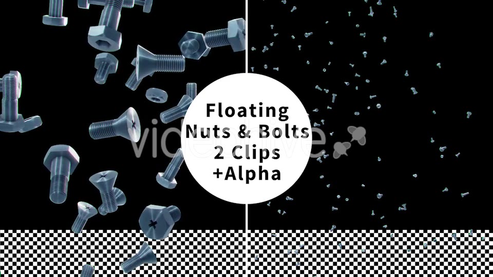 Floating Nuts and Bolts - Download Videohive 9920251