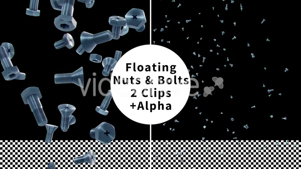 Floating Nuts and Bolts - Download Videohive 9920251