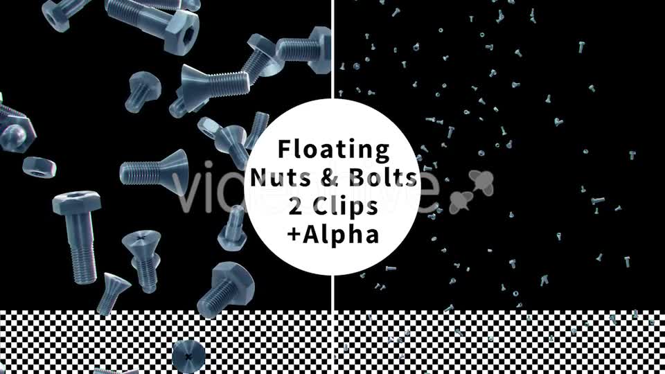 Floating Nuts and Bolts - Download Videohive 9920251