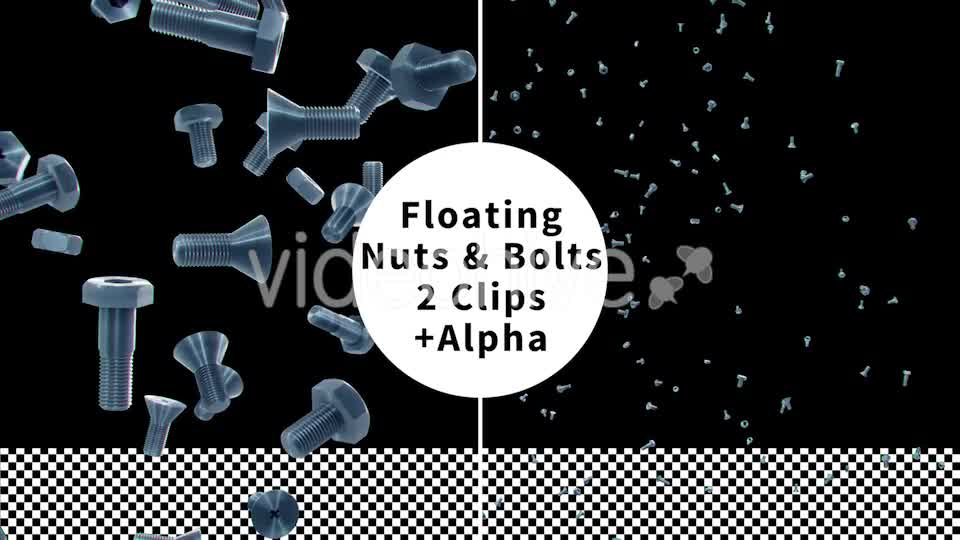 Floating Nuts and Bolts - Download Videohive 9920251