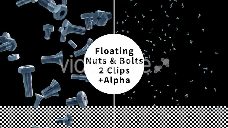 Floating Nuts and Bolts - Download Videohive 9920251