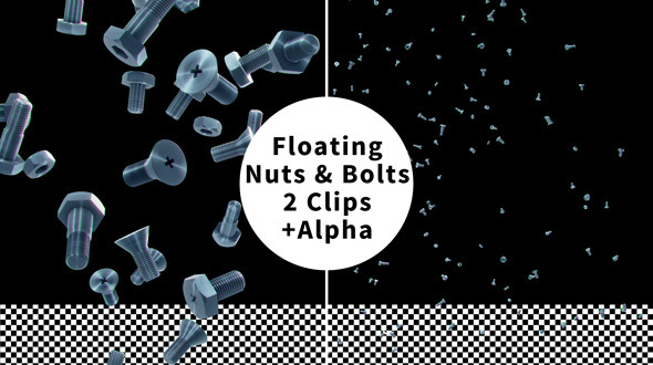 Floating Nuts and Bolts - Download Videohive 9920251