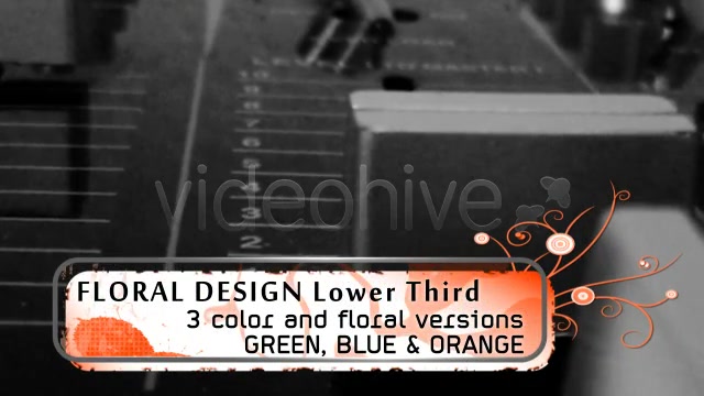 Floral Design LOWER THIRD pack Videohive 119716 Motion Graphics Image 10