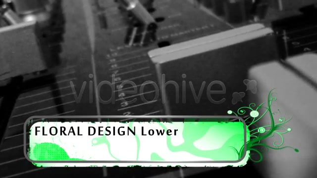 Floral Design LOWER THIRD pack Videohive 119716 Motion Graphics Image 7