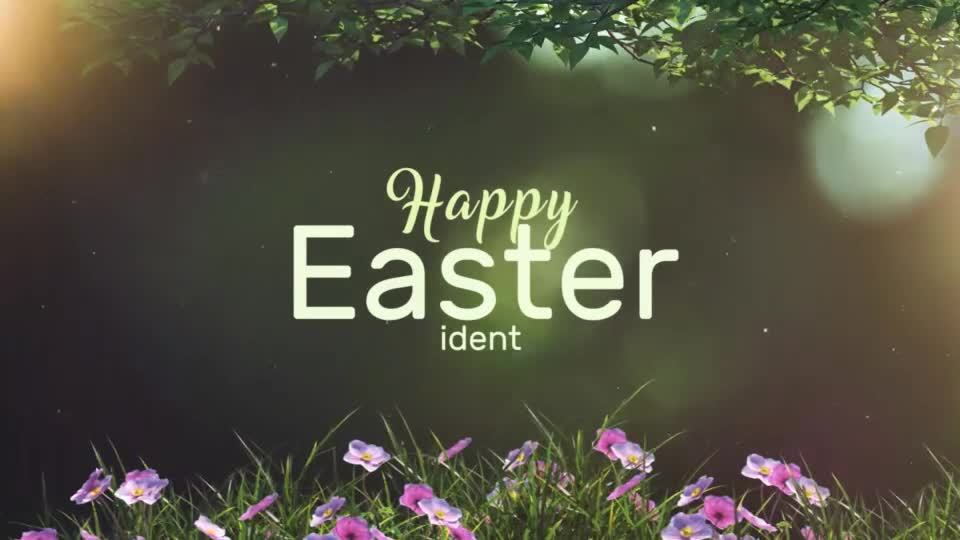 Floral Easter Egg Ident Videohive 21488826 After Effects Image 1