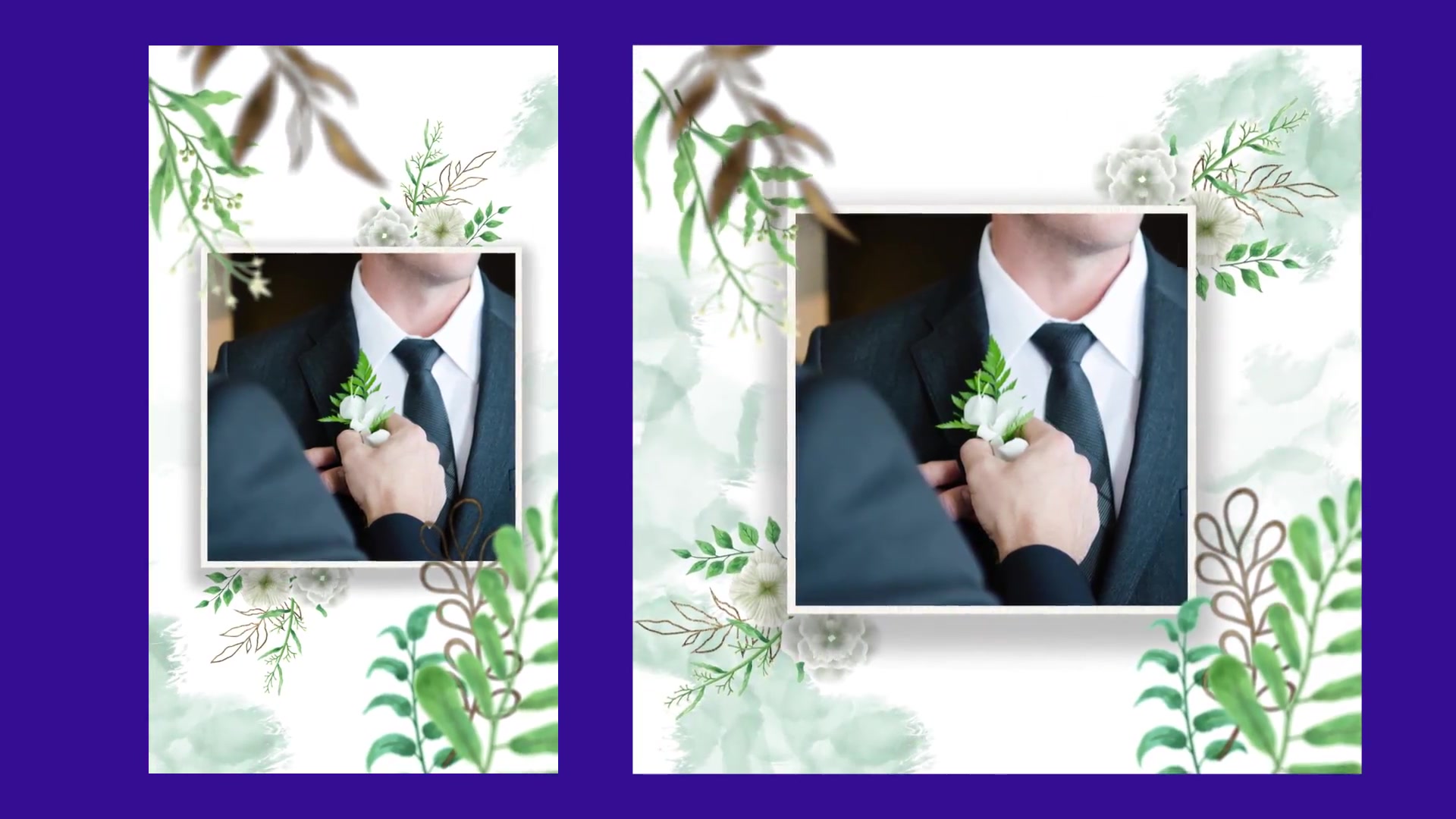 Floral & Golden Wedding Love Slideshow Videohive 33630893 After Effects Image 8