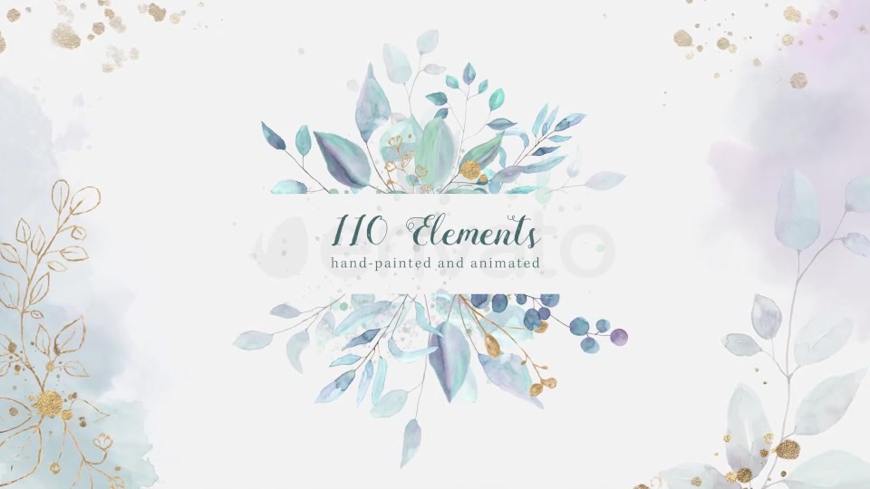 Floral Watercolor Design Pack Videohive 27021174 After Effects Image 3