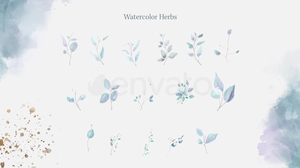 Floral Watercolor Design Pack Videohive 27021174 After Effects Image 8