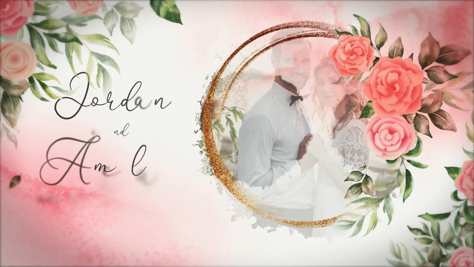 Floral & Watercolor Wedding Invitation | MOGRT Videohive 38852345 Premiere Pro Image 3