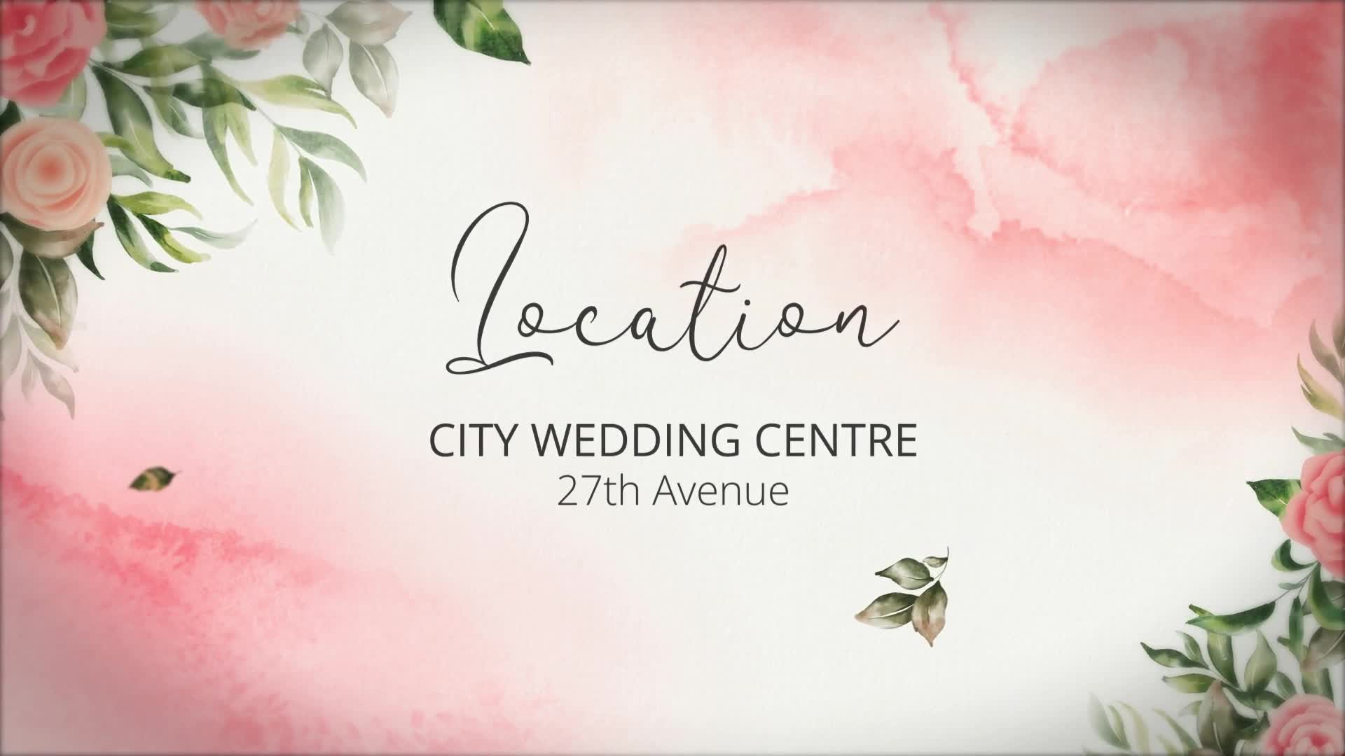 Floral & Watercolor Wedding Invitation | MOGRT Videohive 38852345 Premiere Pro Image 7