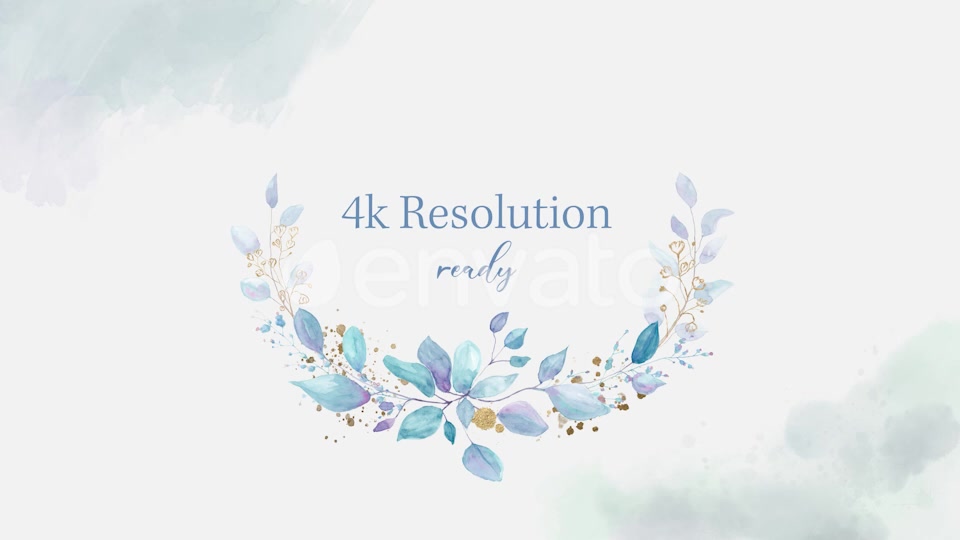 Floral Watercolour Wedding Titles Pack Videohive 33962121 Premiere Pro Image 6