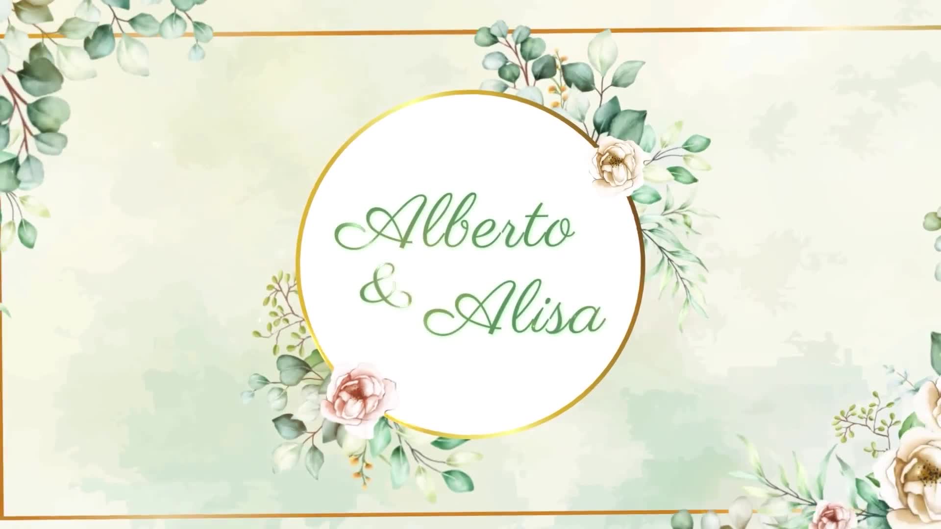 Floral Wedding Invitation Videohive 37204263 After Effects Image 1