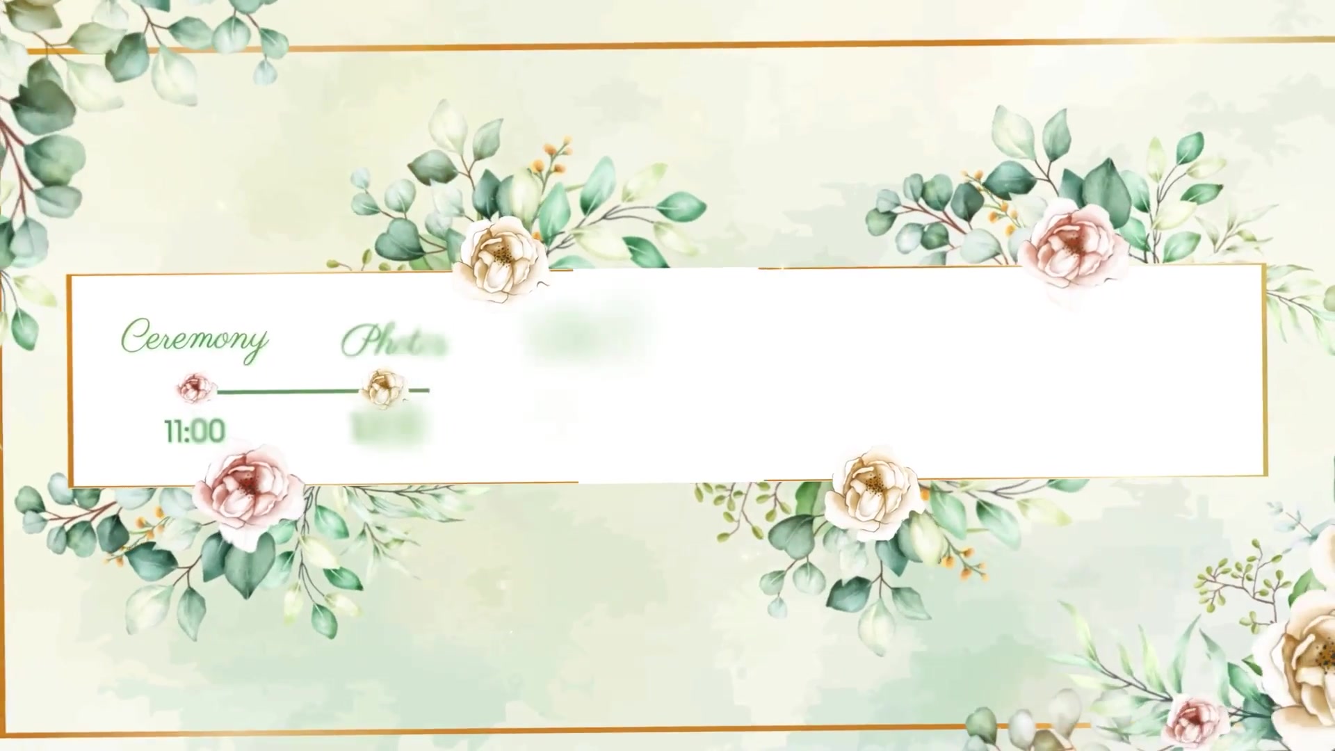 Floral Wedding Invitation Videohive 37204263 After Effects Image 5