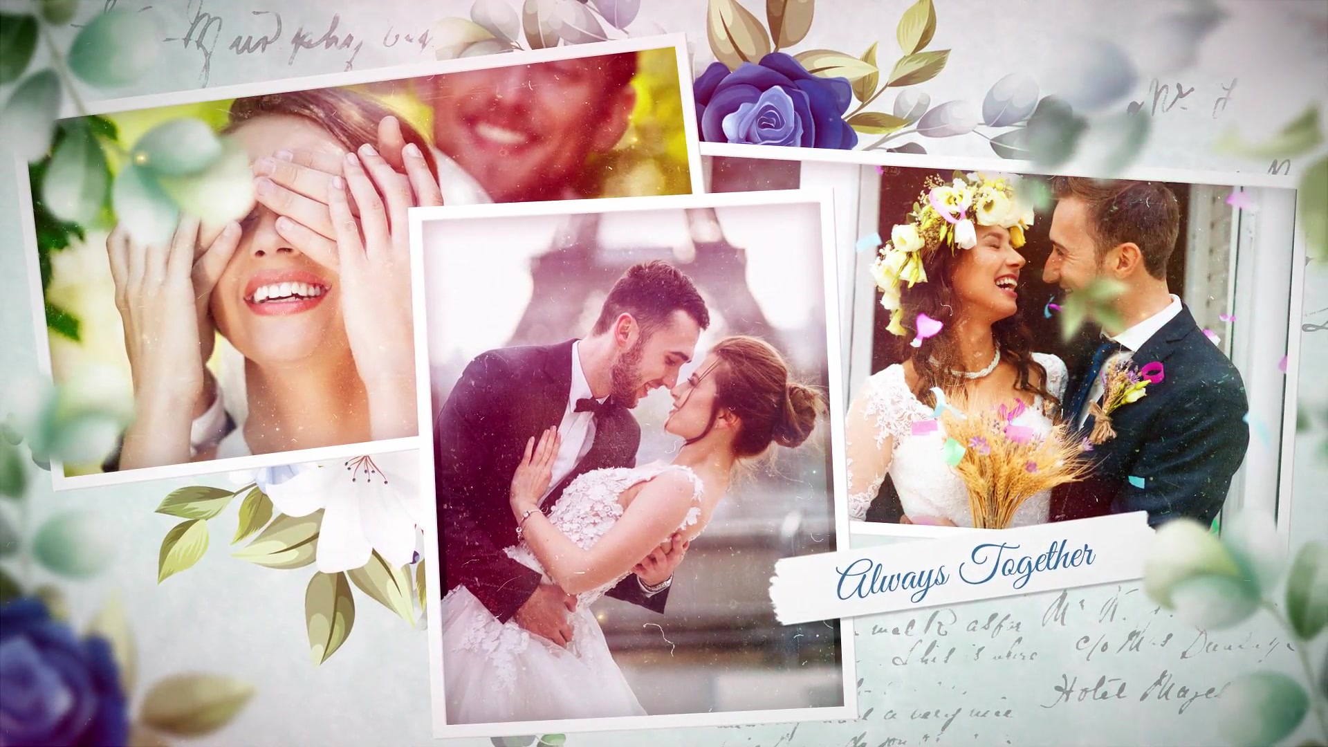 Floral Wedding Photo Slideshow Videohive 37111221 After Effects Image 6