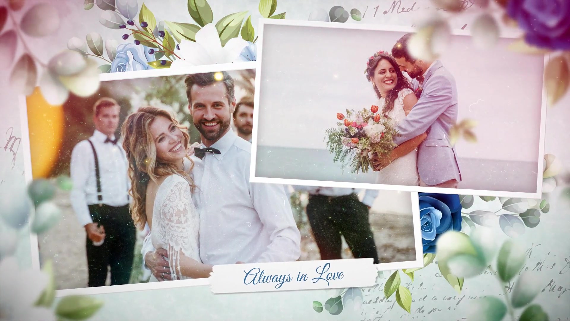 Floral Wedding Photo Slideshow | MOGRT Videohive 37189654 Premiere Pro Image 4