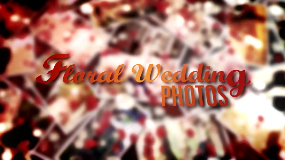 Floral Wedding Photos - Download Videohive 6617443