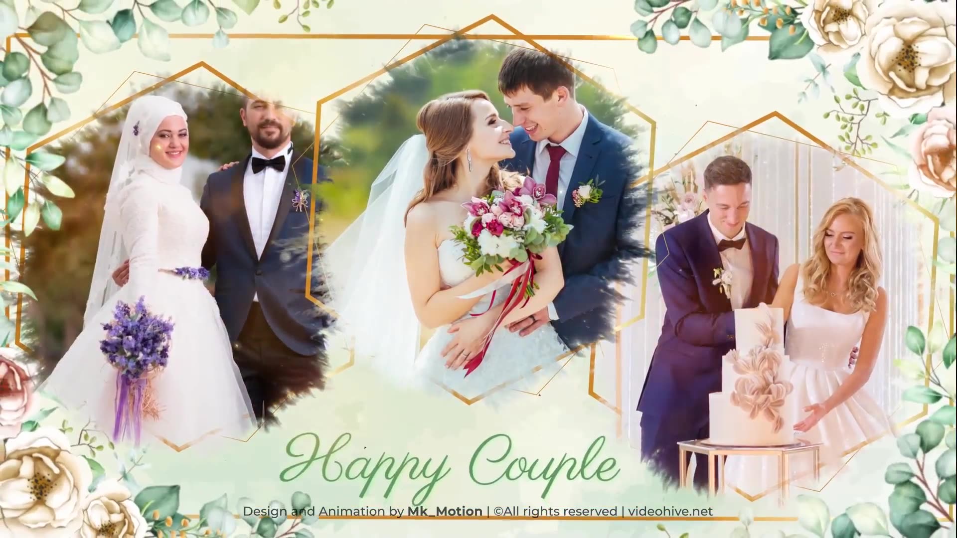 Floral Wedding Slideshow || Photo Slideshow Videohive 37271386 After Effects Image 11