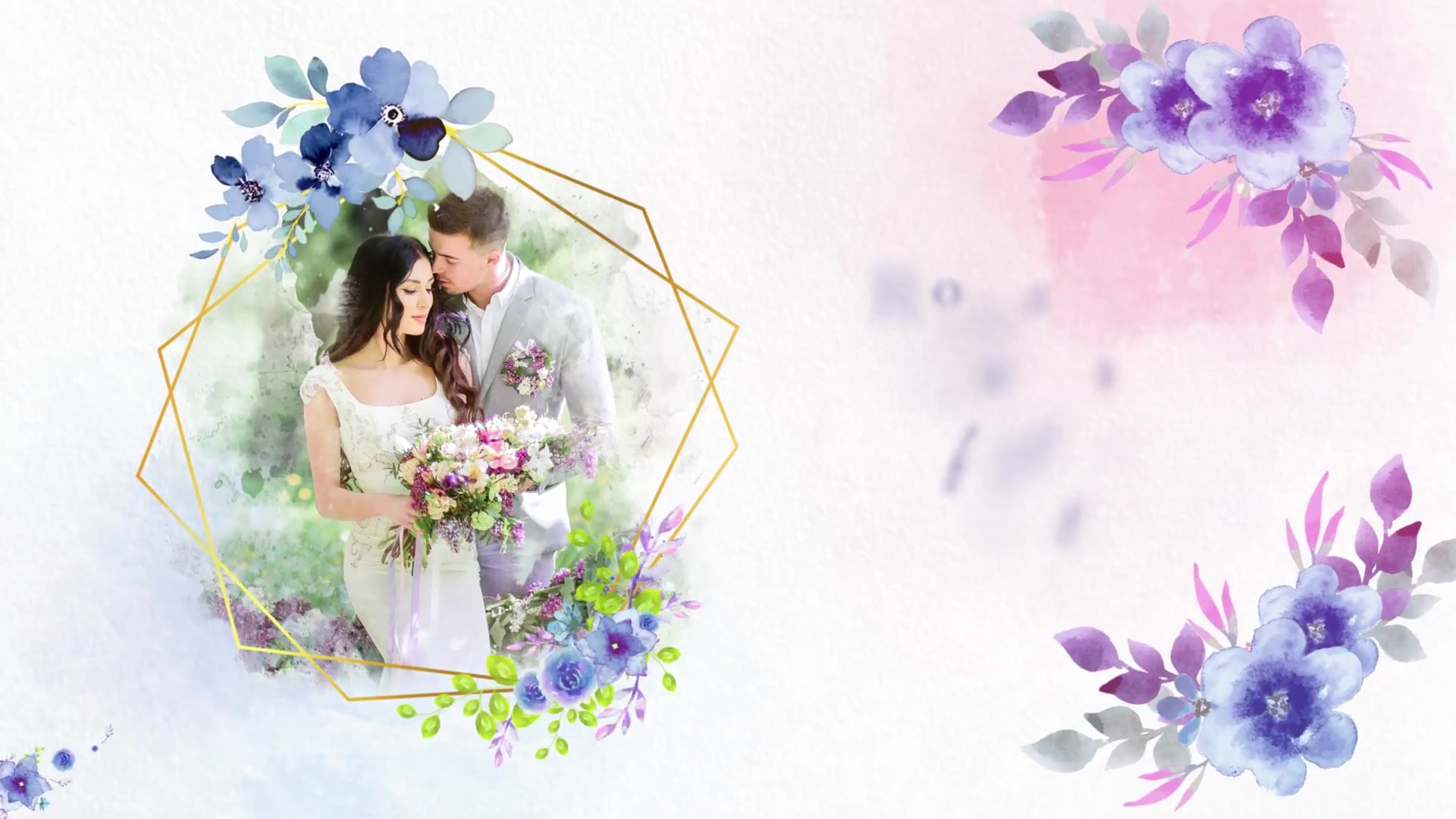 Floral Wedding Slideshow || Wedding Photo Slideshow MOGRT Videohive 41956899 Premiere Pro Image 3