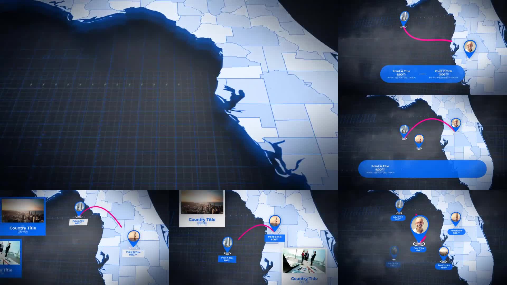Florida Map Florida Map Kit Videohive 27817848 After Effects Image 1