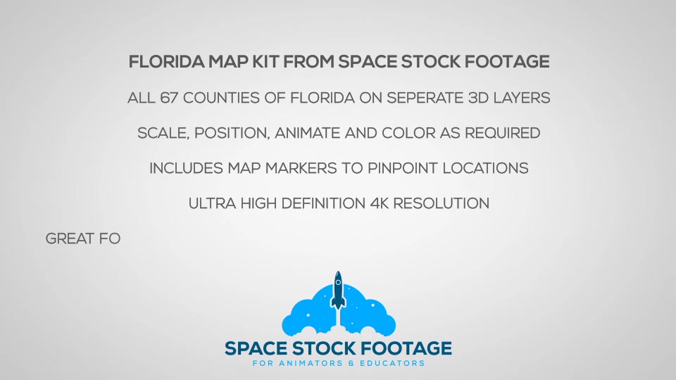Florida Map Kit - Download Videohive 18165086