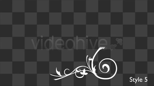 Flower Flourish Growing 12 Styles With Alpha - Download Videohive 4013351