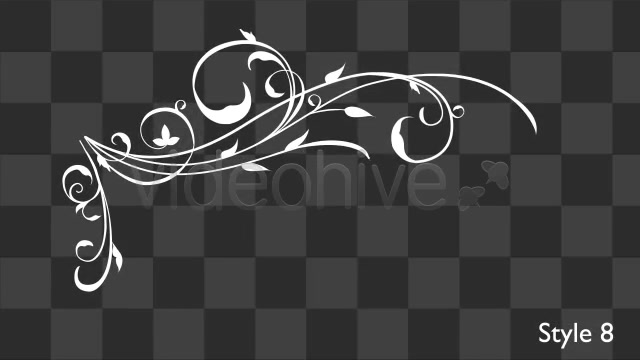 Flower Flourish Growing 12 Styles With Alpha - Download Videohive 4013351