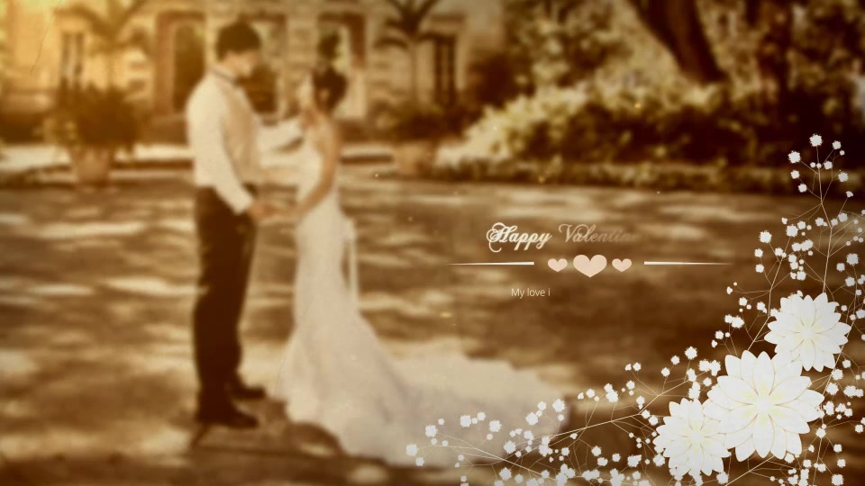 Flower Growing Wedding Title - Download Videohive 6705172