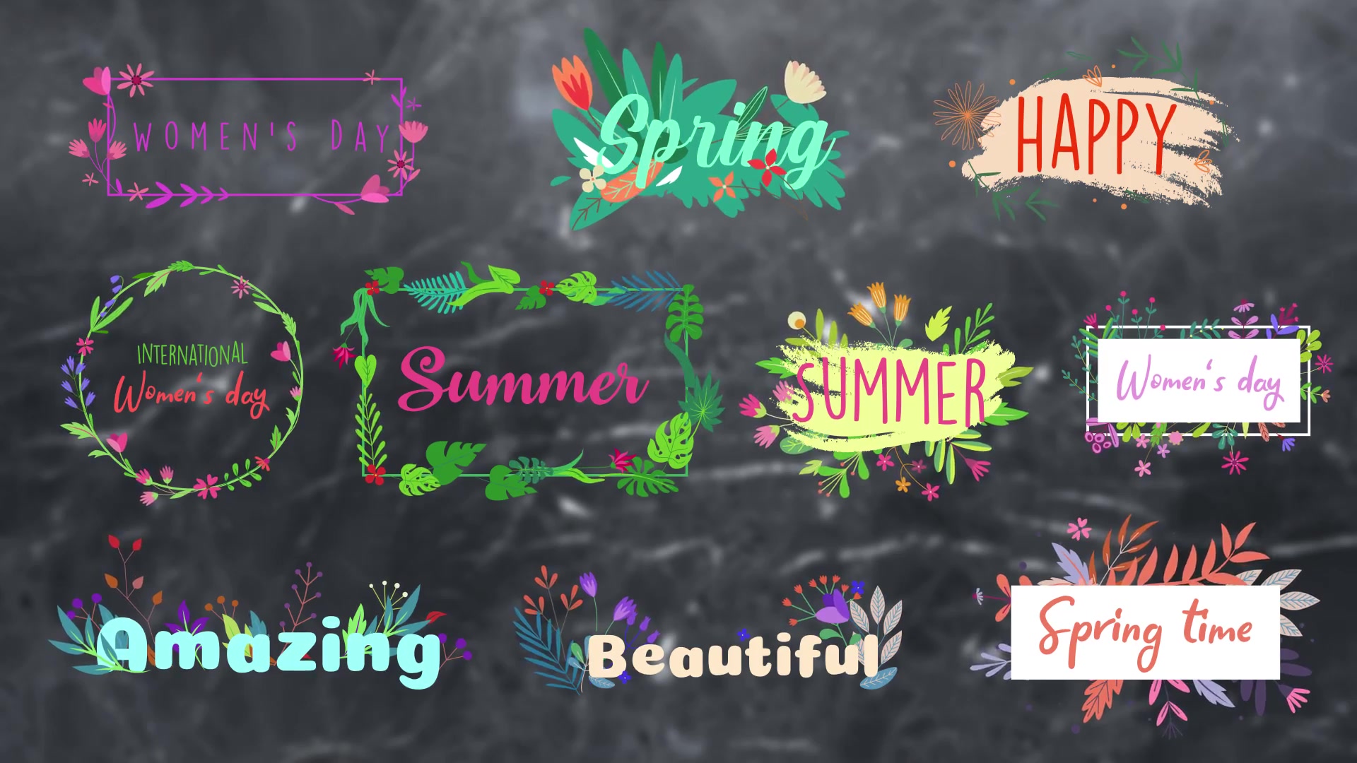 Flower Titles || After Effects Videohive 33630471 After Effects Image 12